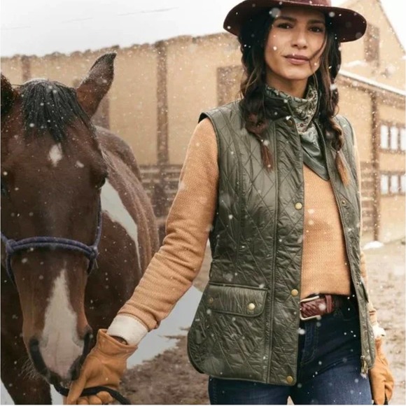 Barbour Jackets & Blazers - Barbour Wray Gilet Vest in Olive